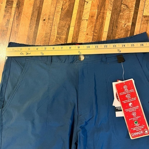Canada Weathergear Shorts Hybrid Quick Dry Athletic Blue Medium - Picture 10 of 11